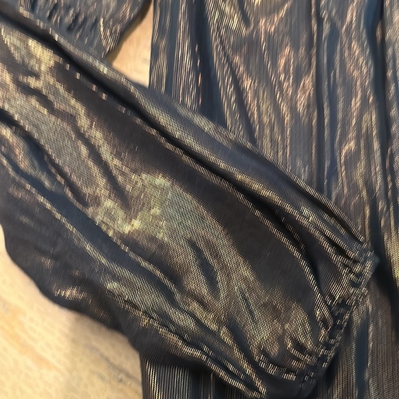 Bronze Metallic Blouse from Anthropologie - Picture 8 of 8